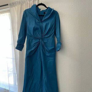 Tadashi Shoji Teal Dress – Size 10
